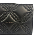 Alexander McQueen Black Leather Medium Skull Shoulder Bag