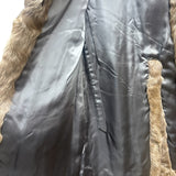 Vintage Multi-Tonal Light Brown Fox Fur Long Coat