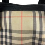 Burberry Vintage Haymarket House Small Boston Bag