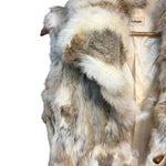 Vintage Les Arleqin Rabbit Fur Sleeveless Coat