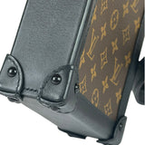 Louis Vuitton Black Monogram Vertical Trunk Pochette