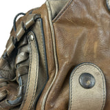 Chloe Vintage Brown Leather Silverado Shoulder Bag