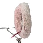 Miu Miu Pink Wool Teddy Two-Way Hobo Bag