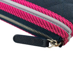 Chanel Navy Quilted Fluo Boy Medium O-Case Clutch