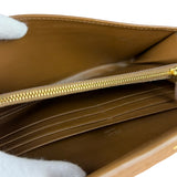 Prada Brown Quilted Leather Long Wallet