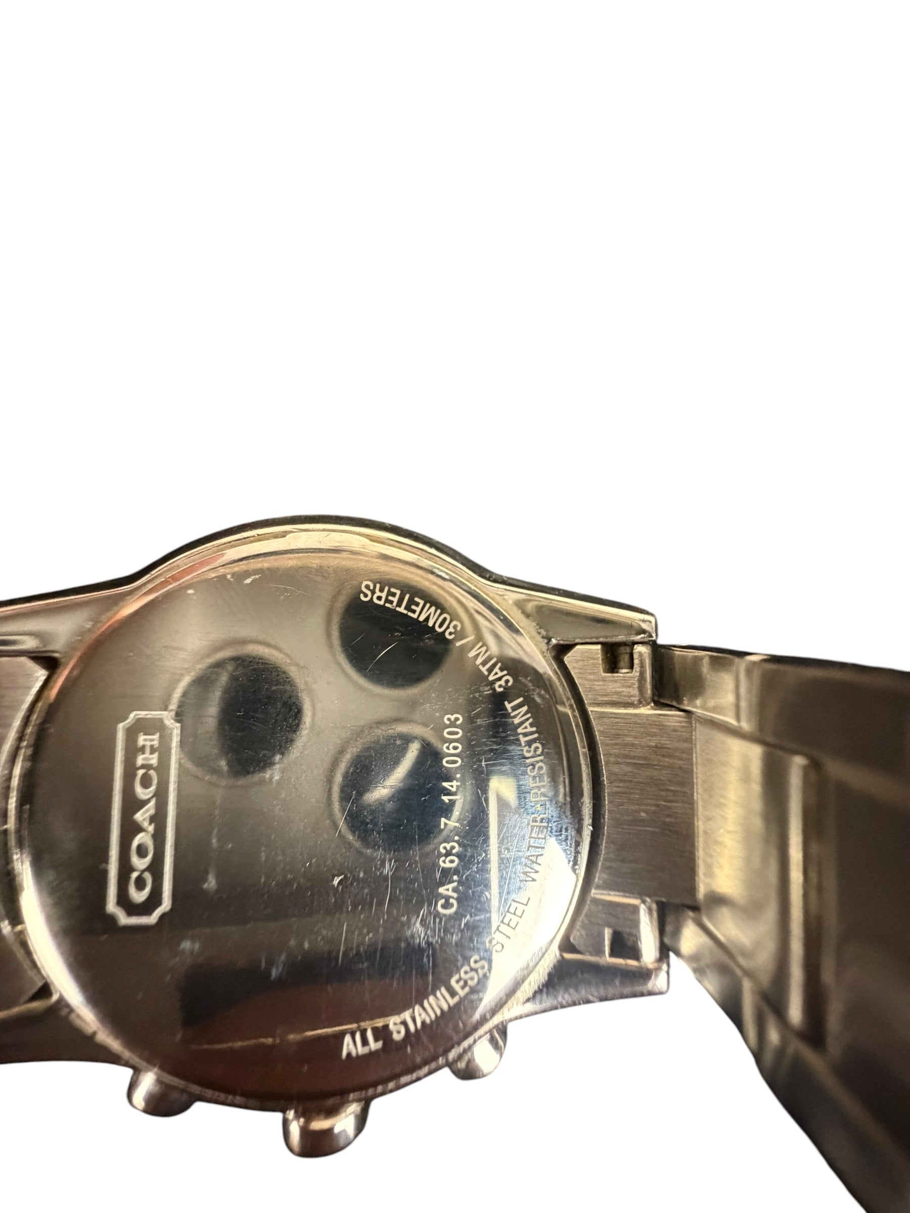 Coach Chronograph Stainless Steel Band