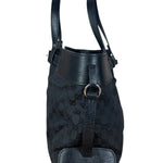 Gucci Black GG Canvas Tote Hand Bag