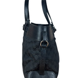 Gucci Black GG Canvas Tote Hand Bag