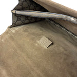 Chloe Grey Leather/Suede Faye Clutch