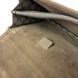 Chloe Grey Leather/Suede Faye Clutch