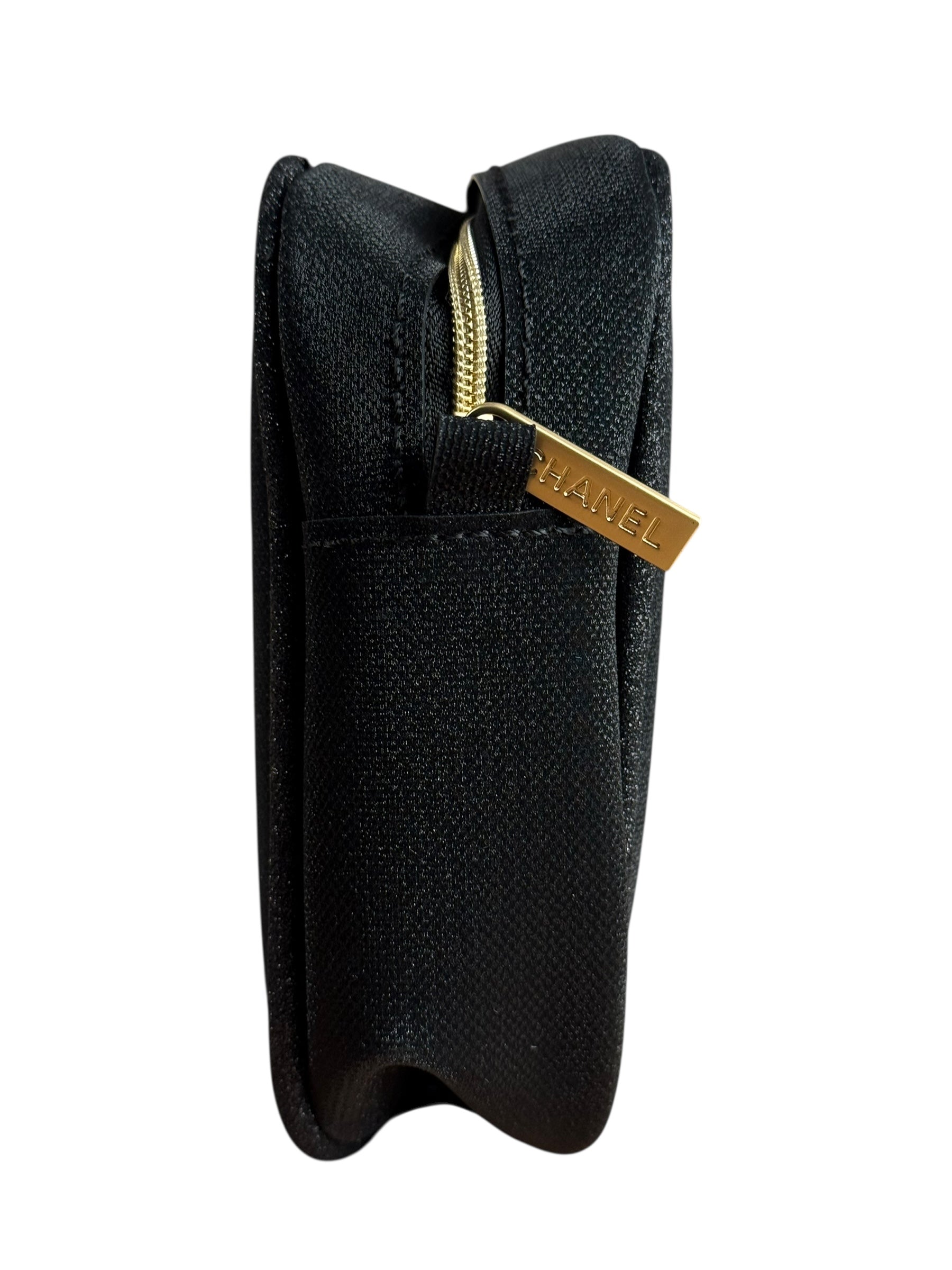 Chanel Beauty Sparkle Black Cosmetic Pouch