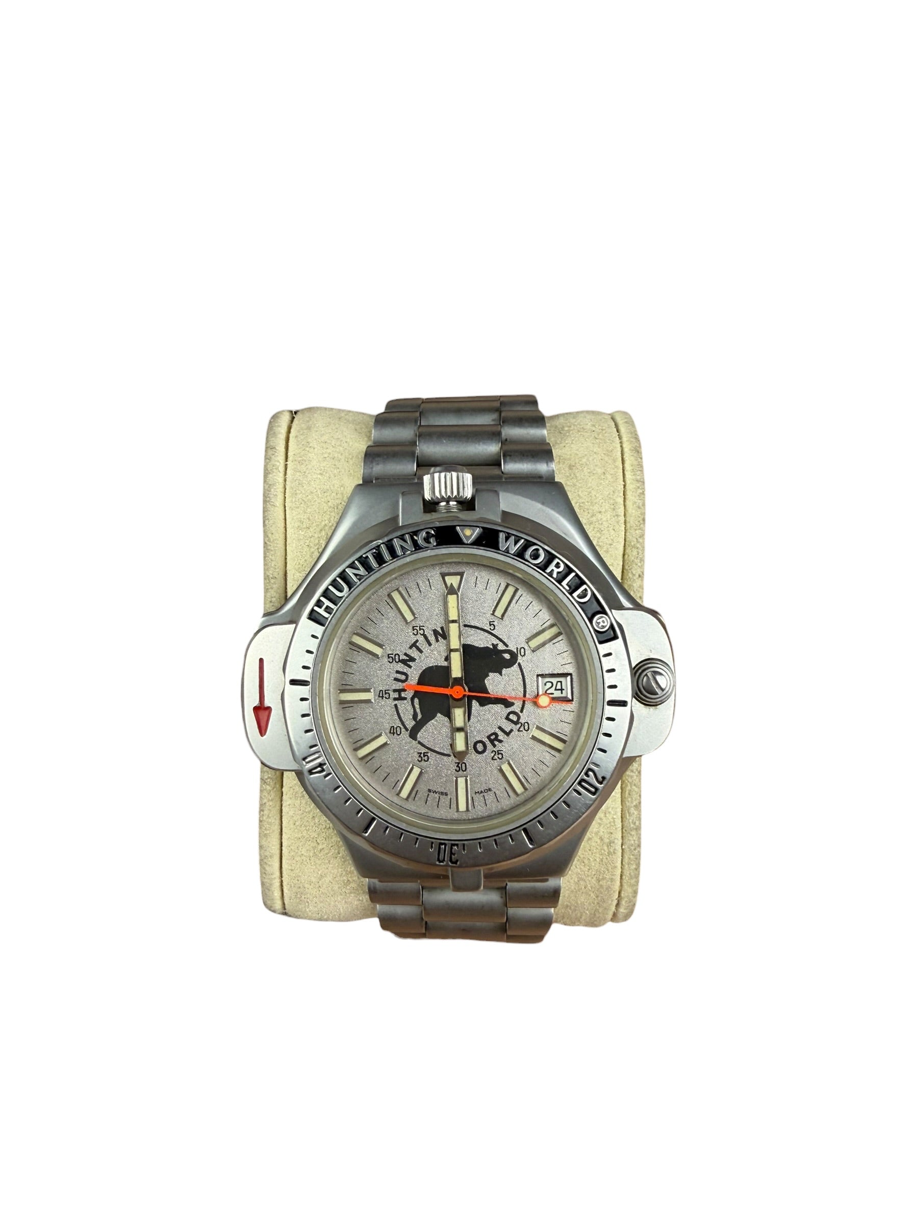 Hunting World Sliding Compass Watch