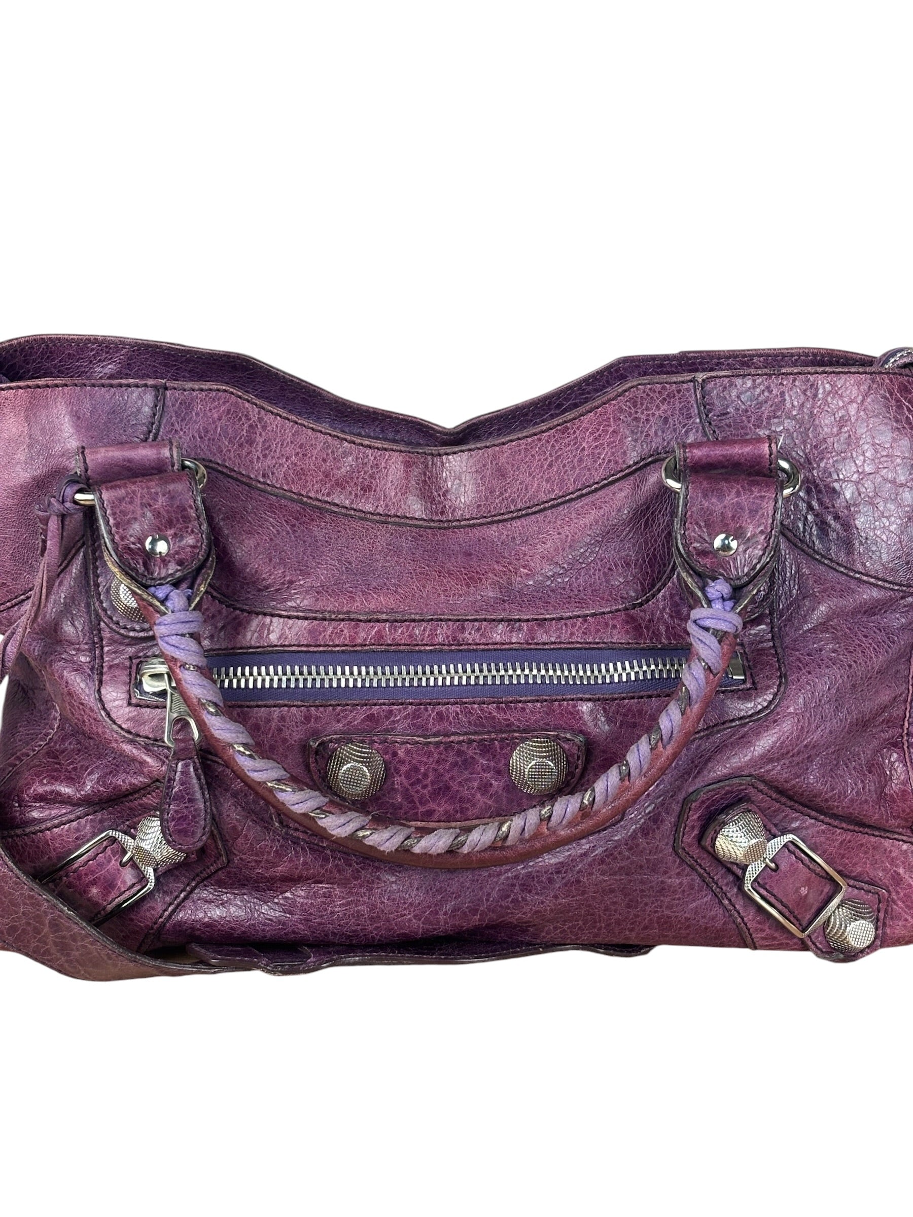 Balenciaga Purple City Bag