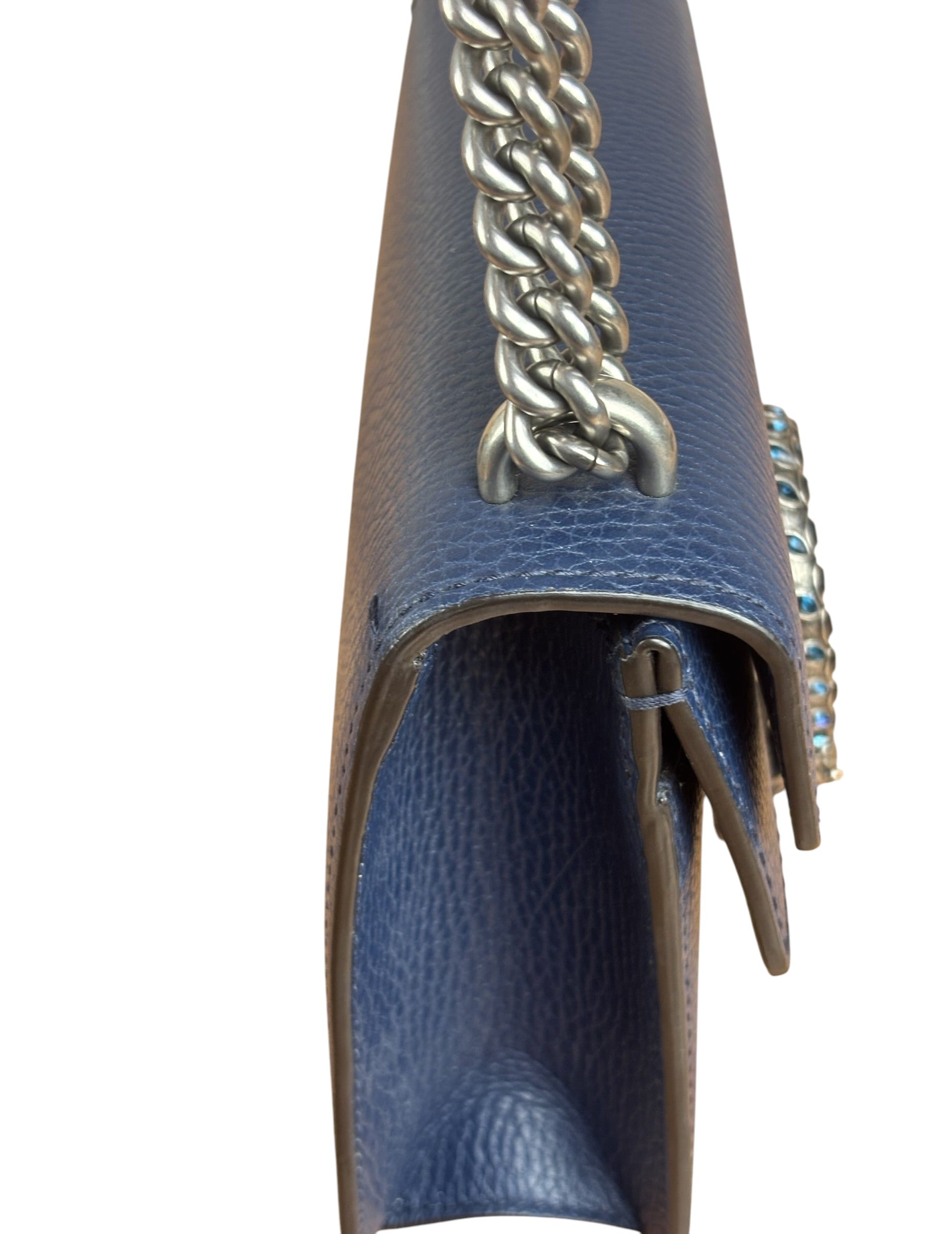 Gucci Navy Blue Dionysus Shoulder Bag