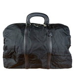 Prada Black Nylon Saffiano Travel Bag