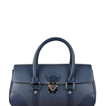 Louis Vuitton Navy Blue Leather Epi Segur Handbag PM