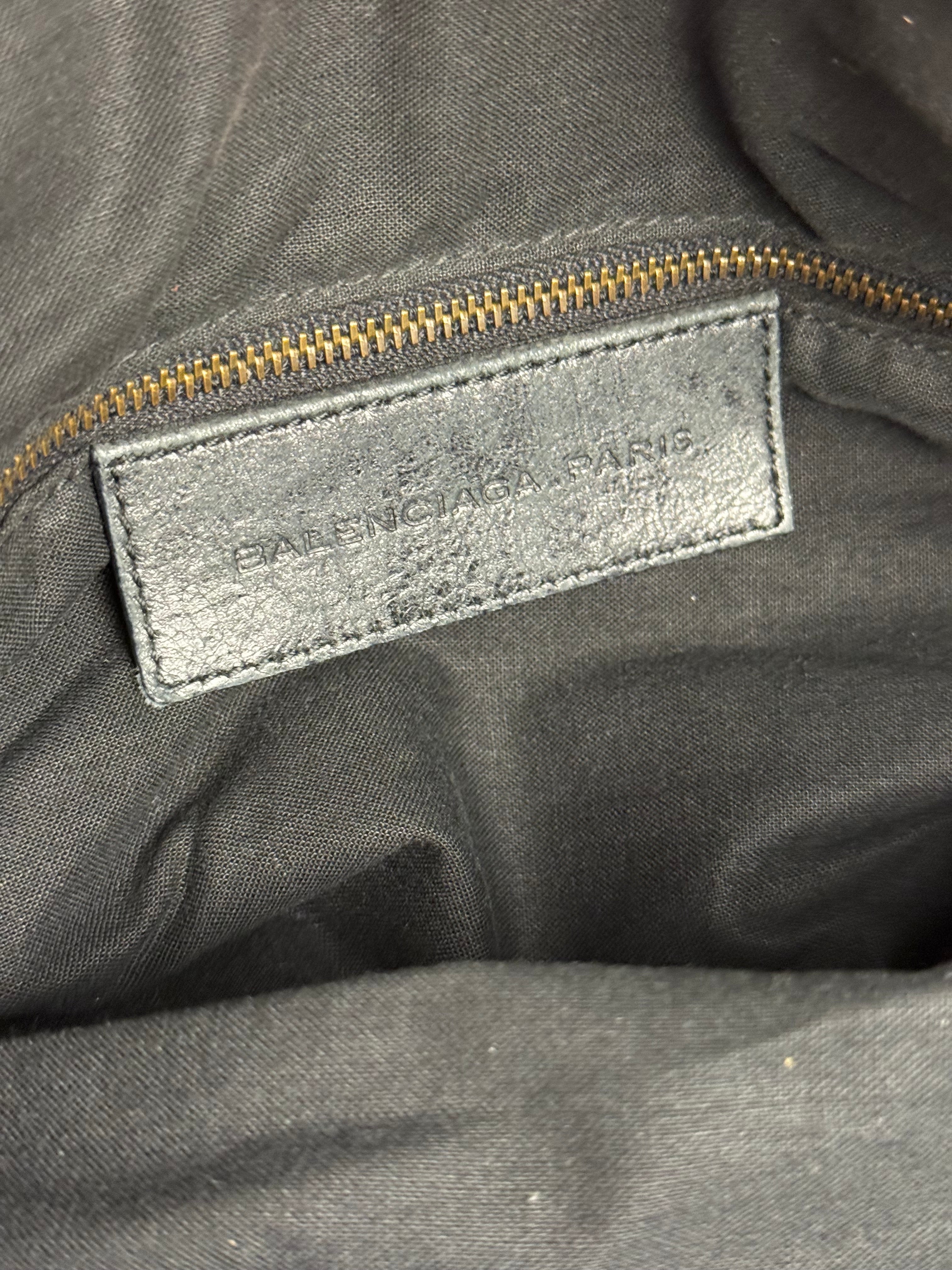Balenciaga Vintage Dark Blue Leather Classic City Bag
