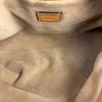 Loewe Brown Leather Flamenco Shoulder Bag