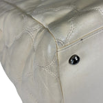 Chanel Beige Quilted Leather  Chain Shoulder Bag 2008
