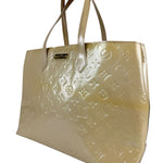 Louis Vuitton Yellow Vernis Wilshire Tote MM