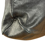 Balenciaga Vintage Black Leather Classic Square Zip Shoulder Tote Bag