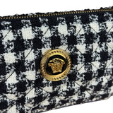 Versace Black/White Tweed Pochette
