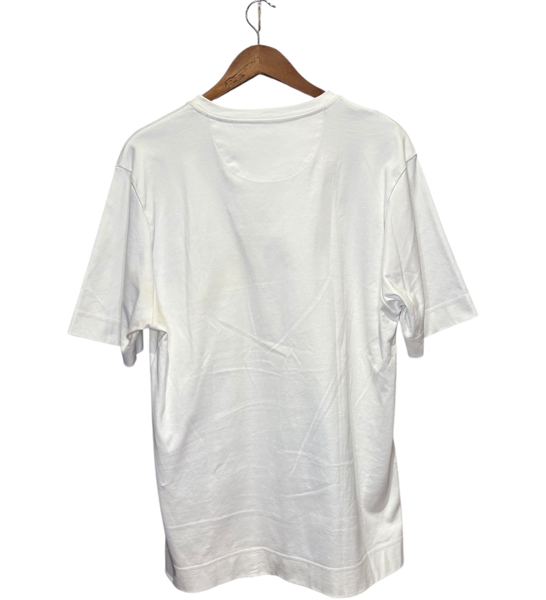 Fendi White Logo Tee Shirt