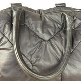 YSL Vintage Black Nylon Top Handle Bag