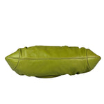 Salvatore Ferragamo Green Leather Marisa Shoulder Bag