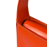 Gucci Orange Patent Leather Hobo Bag