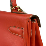 Hermes Coral-Red Epson Casaque Togo Kelly 32