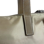 Prada Vintage Beige Nylon Top Handle Bag