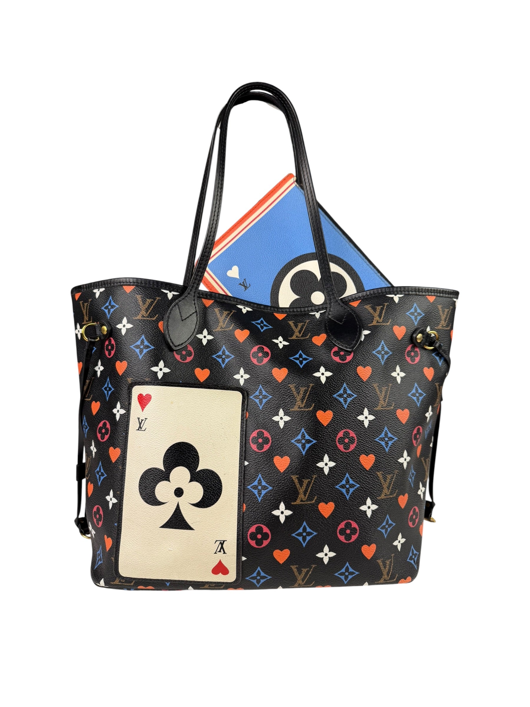 Louis Vuitton Black 'Game On' MM Neverfull Tote Bag