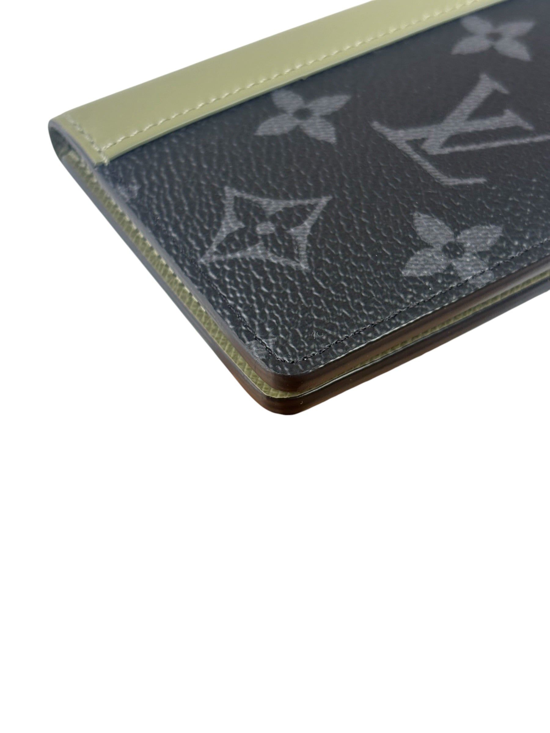 Louis Vuitton Black/Olive Monogram Bi-Fold Card Holder