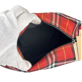 Burberry Vintage Red House Check Mini Handbag