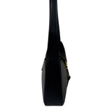 Yves Saint Laurent Black Leather Mini Le 5 À 7 Hobo Bag