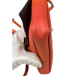 Fendi Orange Leather Mini Baguette