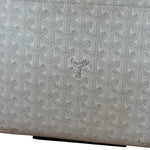 Goyard White Goyardine Sac Rouette PM Shoulder Tote