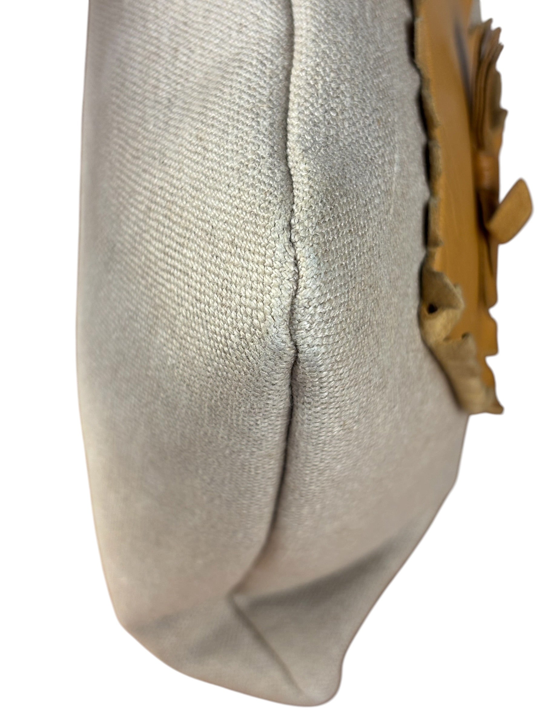 YSL Canvas Kahala Heart Tote