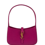 Yves Saint Laurent Pink Leather 5 Á 7 Mini Hobo Bag