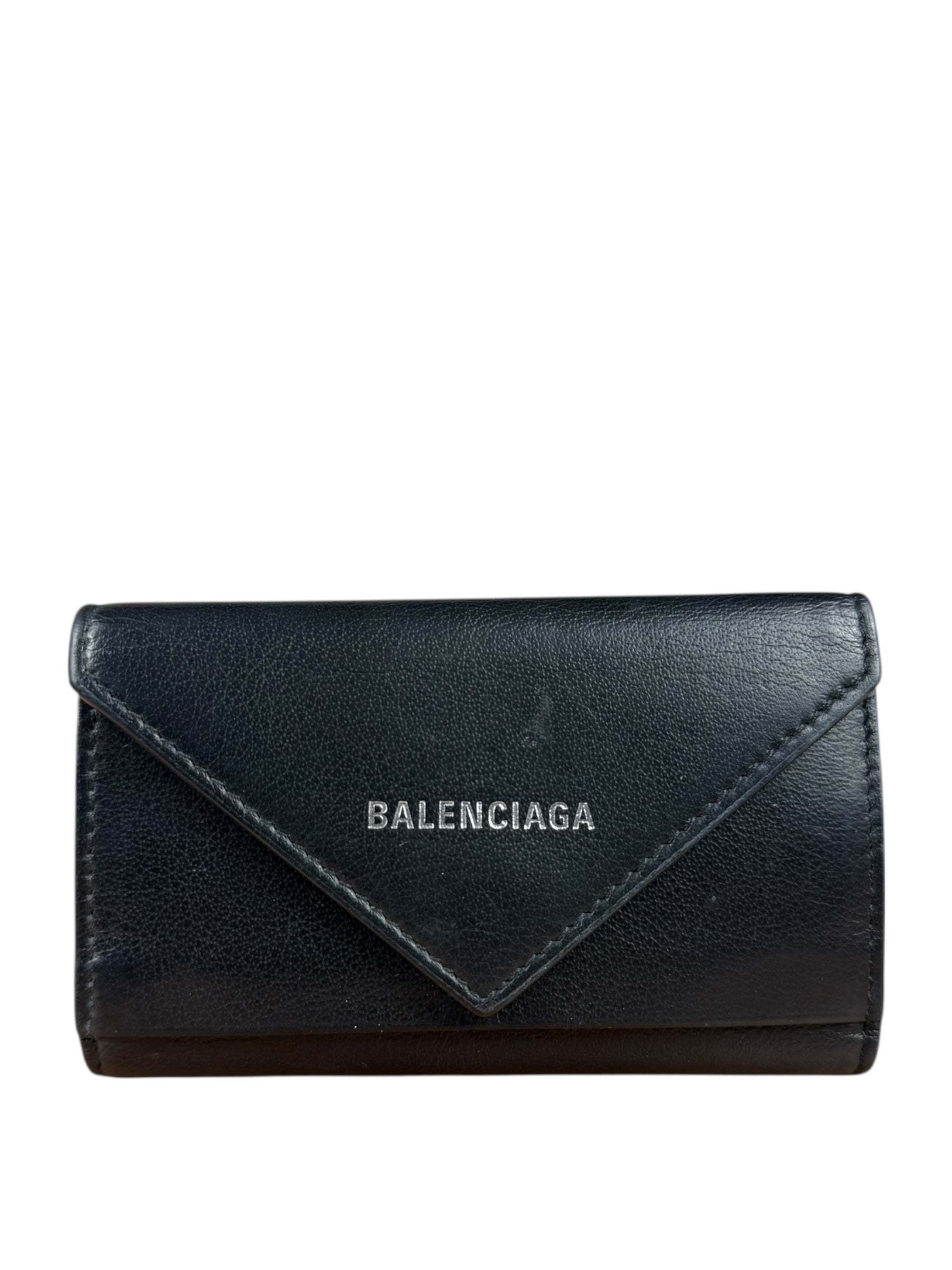 Balenciaga Leather Key Wallet