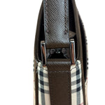 Burberry Vintage Leather Trim House Check Pochette
