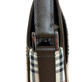 Burberry Vintage Leather Trim House Check Pochette