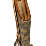 Christian Dior Brown Trotter Romantique Heart Long Wallet On Chain
