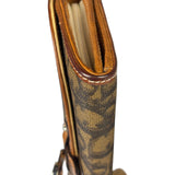 Christian Dior Brown Trotter Romantique Heart Long Wallet On Chain