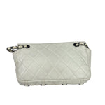 Chanel White Quilted Leather Multi-pocket Flap Bag 2007