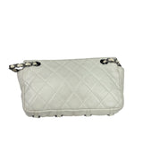 Chanel White Quilted Leather Multi-pocket Flap Bag 2007