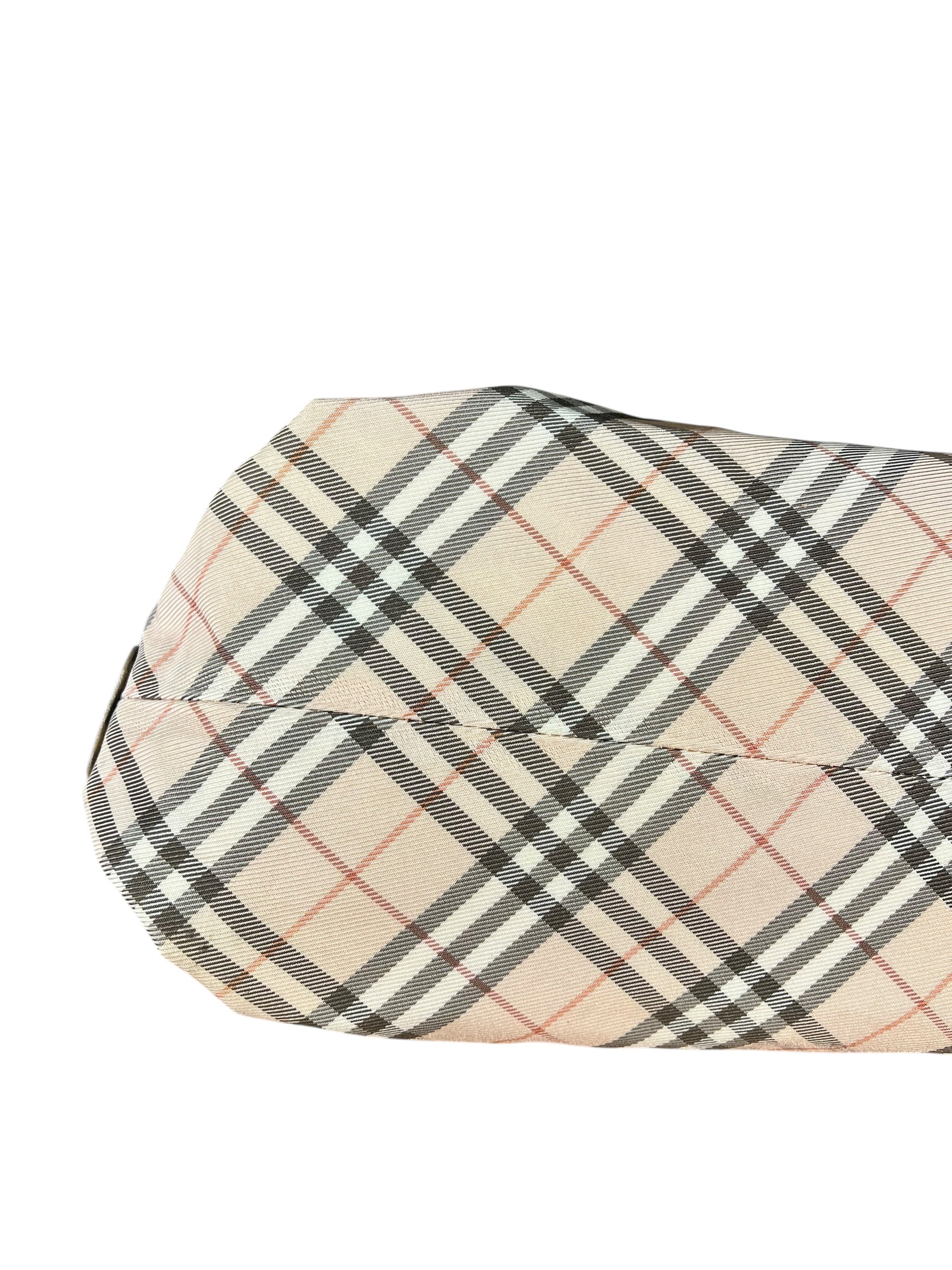 Burberry Nova Check Buckle Tote Bag