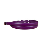 Gucci Purple Thin Leather Horsebit Belt