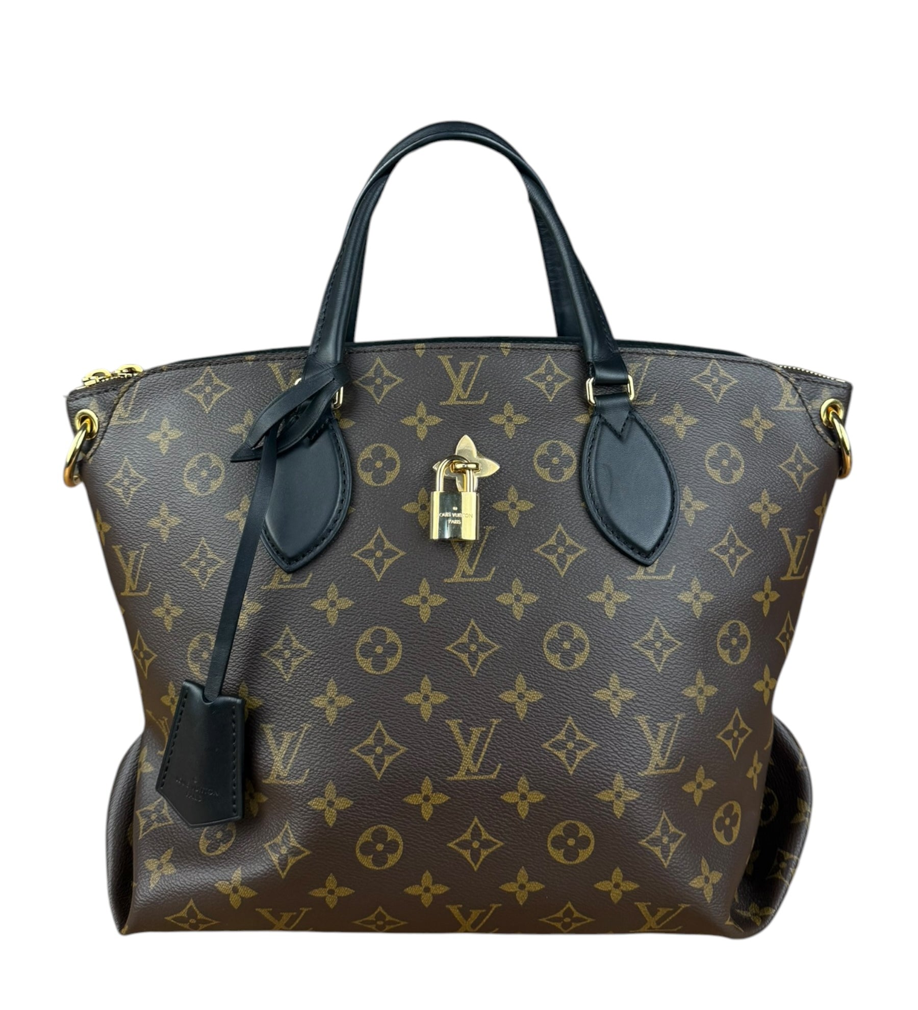 Louis Vuitton Monogram Flower Zipped MM 2way Tote